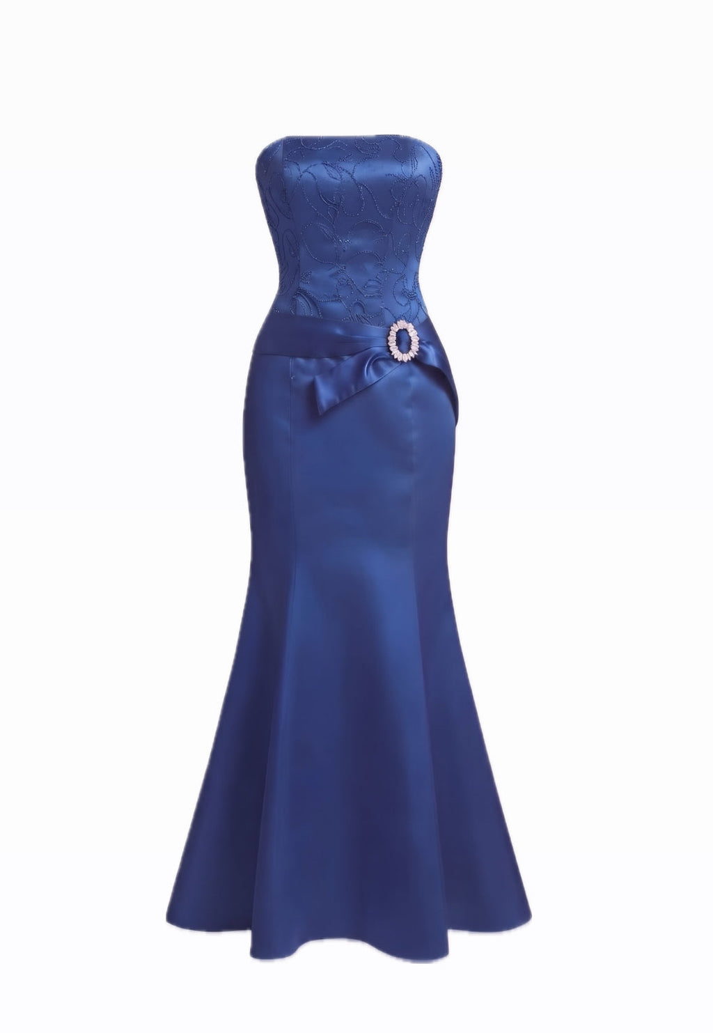 Mermaid 2000s viral royal blue dress