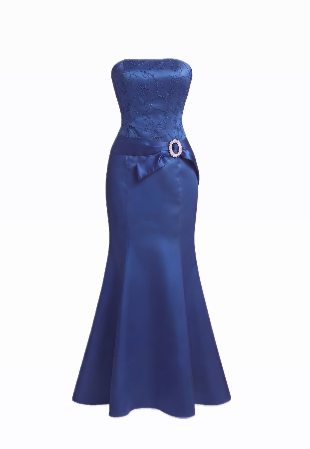 Mermaid 2000s viral royal blue dress
