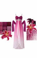 Blush Diamond Crystal gown + matching Shawl