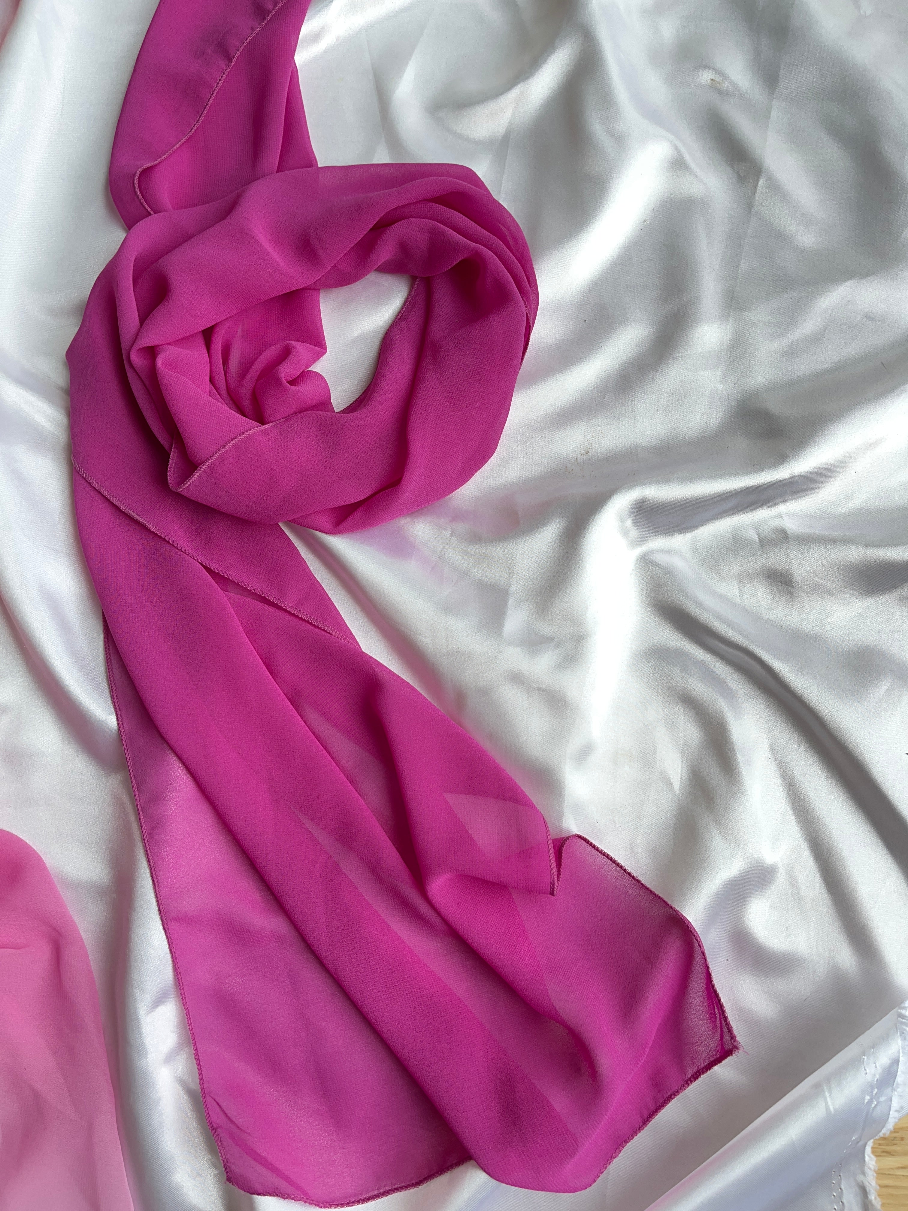 Vintage crystal pink detail prom dress with + matching scarf