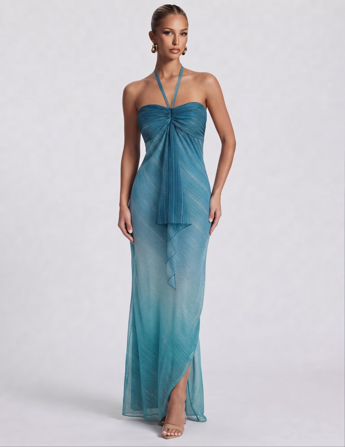 Silvermist inspired blue lagoon sparkling dress