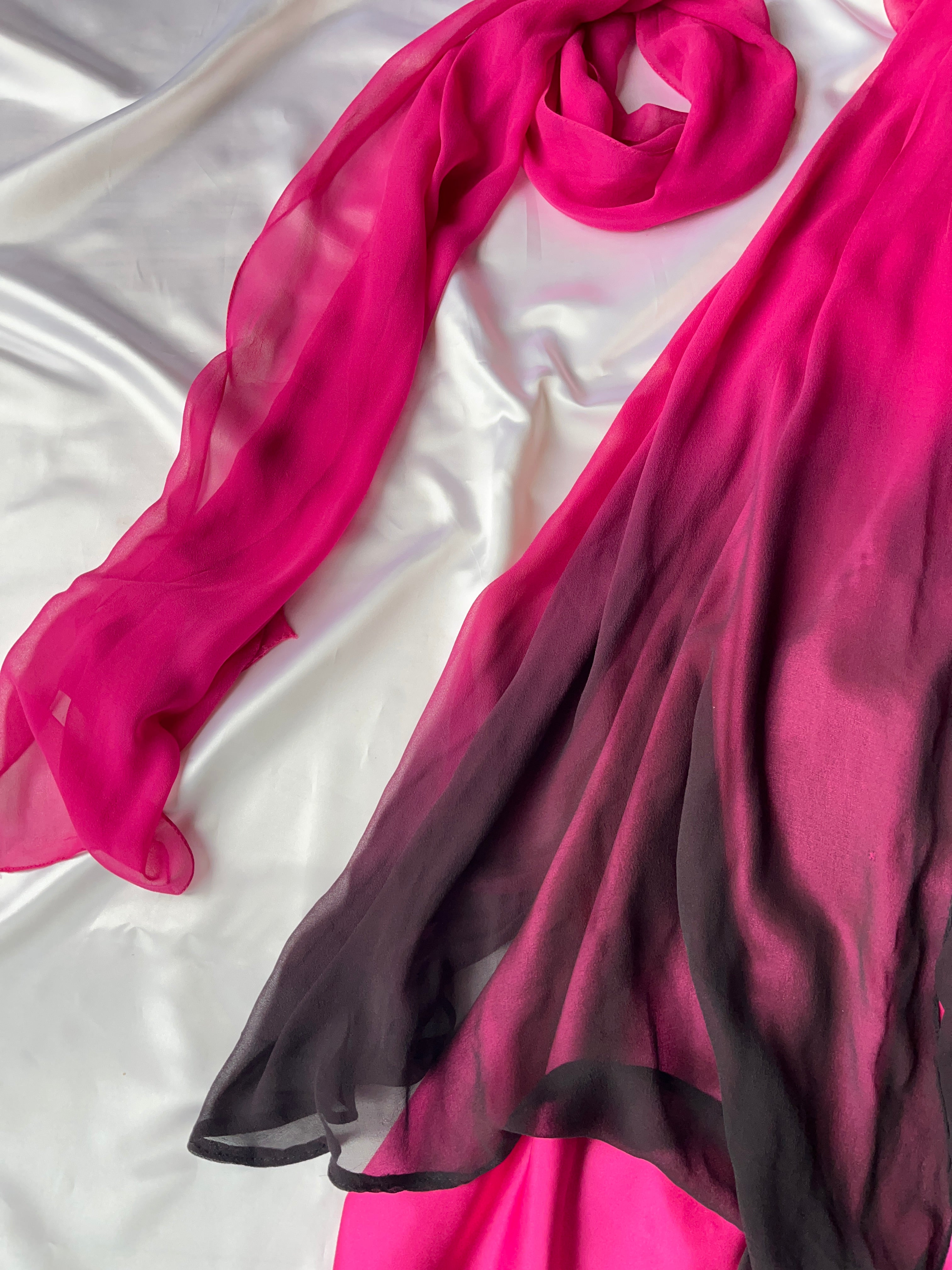 Dark pink crystal vintage dress